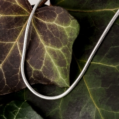 Fußkettchen Schlangenkette 925 Silber 1.8 mm Modell 31